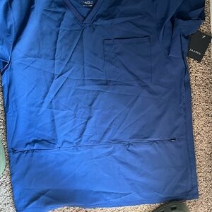 Jaanuu Navy V-Neck Scrub Top